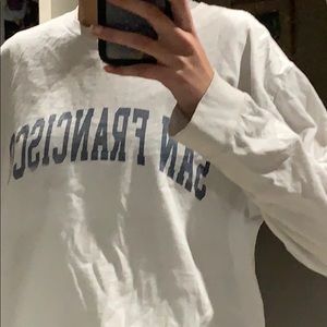 San Francisco Brandy cropped long sleeve RARE